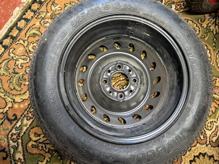 Fiat Panda new Spacesaver wheel From 61 plate never used