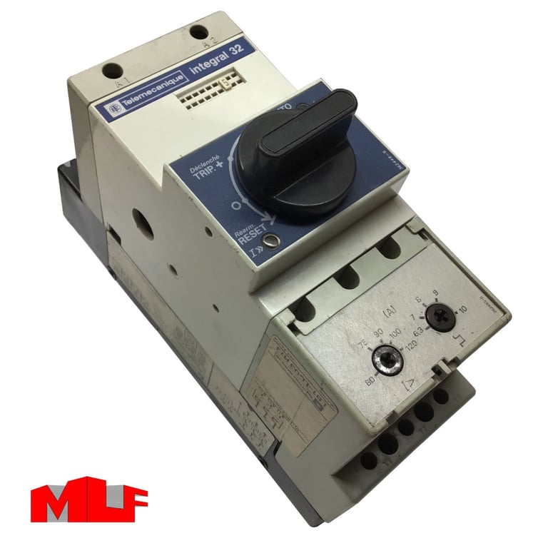 image for Telemecanique Integral 32 LD1-LC030 Motor Starter 240v coil & LB1-LC03 M13 120A overload module.