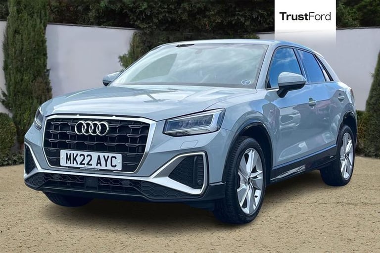 2022 Audi Q2 30 TFSI S Line 5dr, Virtual Cockpit, Audi Drive Select, Media Screen, Sat N Estate P...