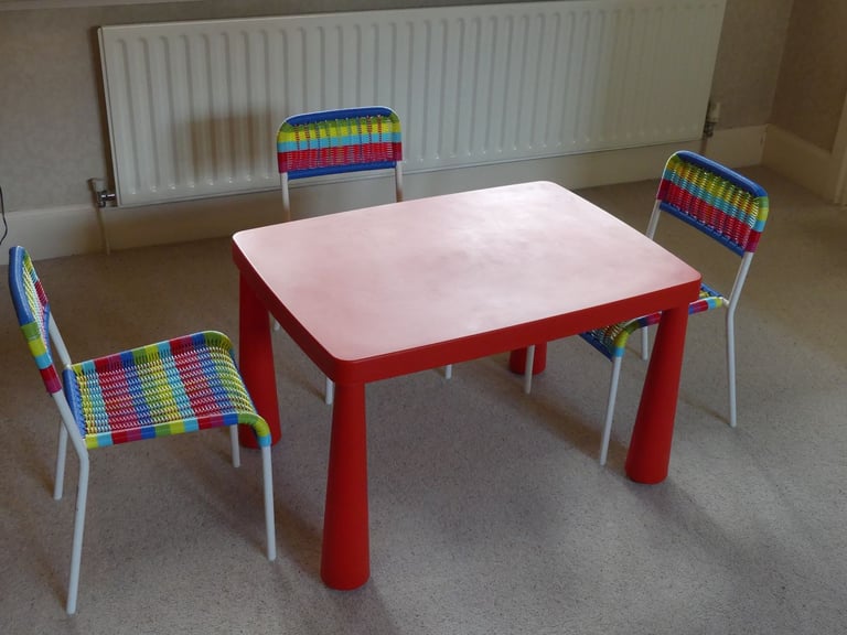 image for Small Chairs and Table for Children