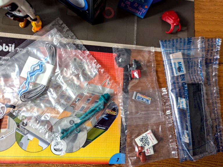 Back to the future Playmobil set