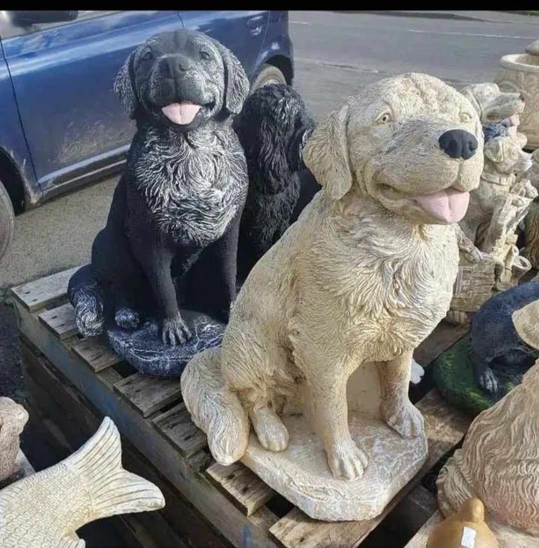 Dog Statues 