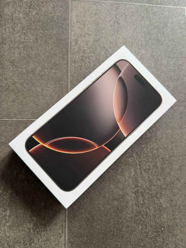 image for IPHONE 16 PRO MAX / 512GB / DESERT TITANIUM / FULLY BOXED