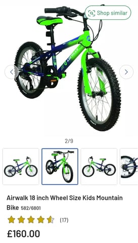 Kids airwalk mountain bike brand new 18inch age 7-15 in Coventry