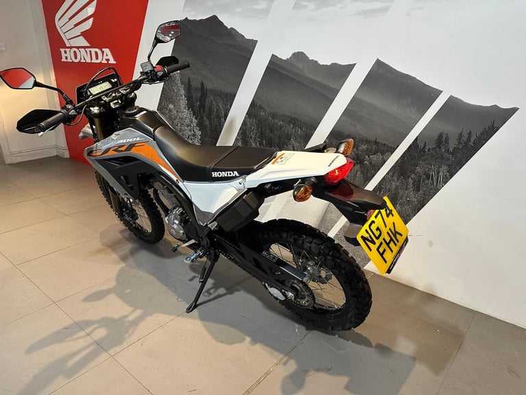Honda CRF 300 L Adventure 2025 with only 1585 miles - A2 Licence 