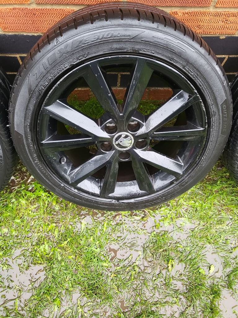 16 inch 5x100 Skoda Fabia Alloy wheels 