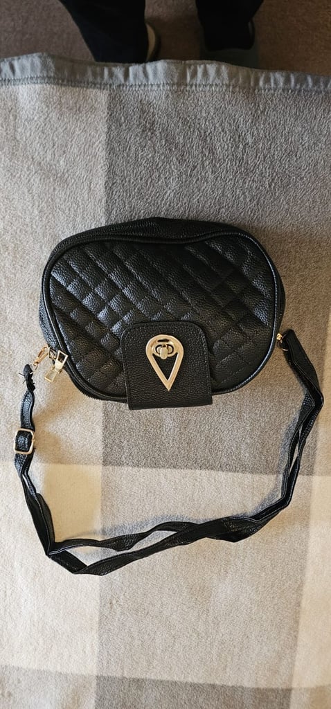 Women's Bodycross Black Bag New