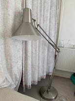 Silver Floor lounge lamp 