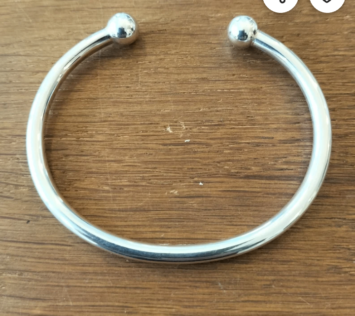 image for 20 grams sterling silver bangle bracelet 