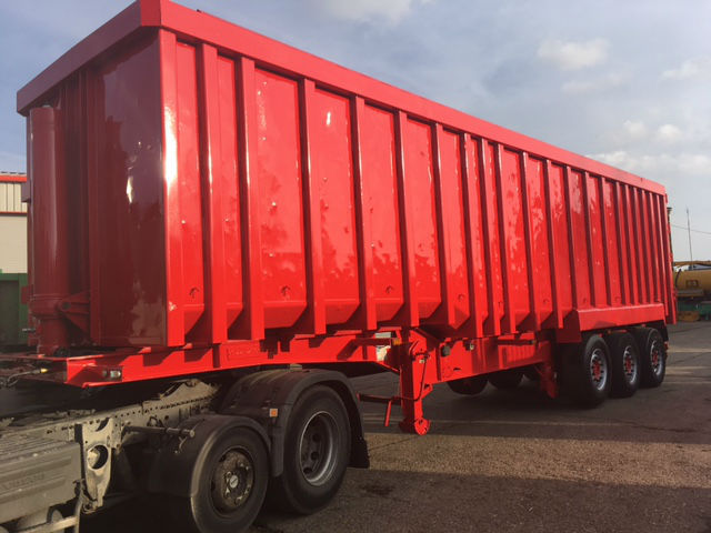 2007 County 75cuyd Steel Stepframe Scrap Trailer, MOT