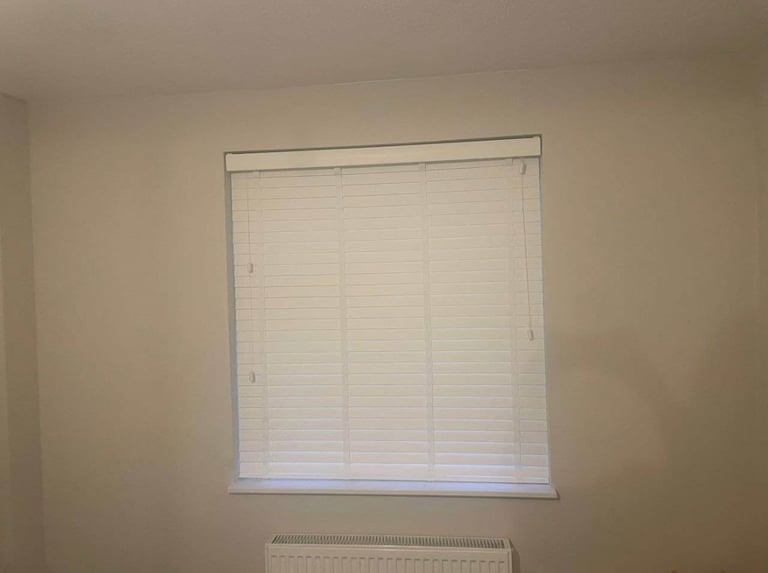 50mm Hollywood Blind with steel head rail 120W x 130L