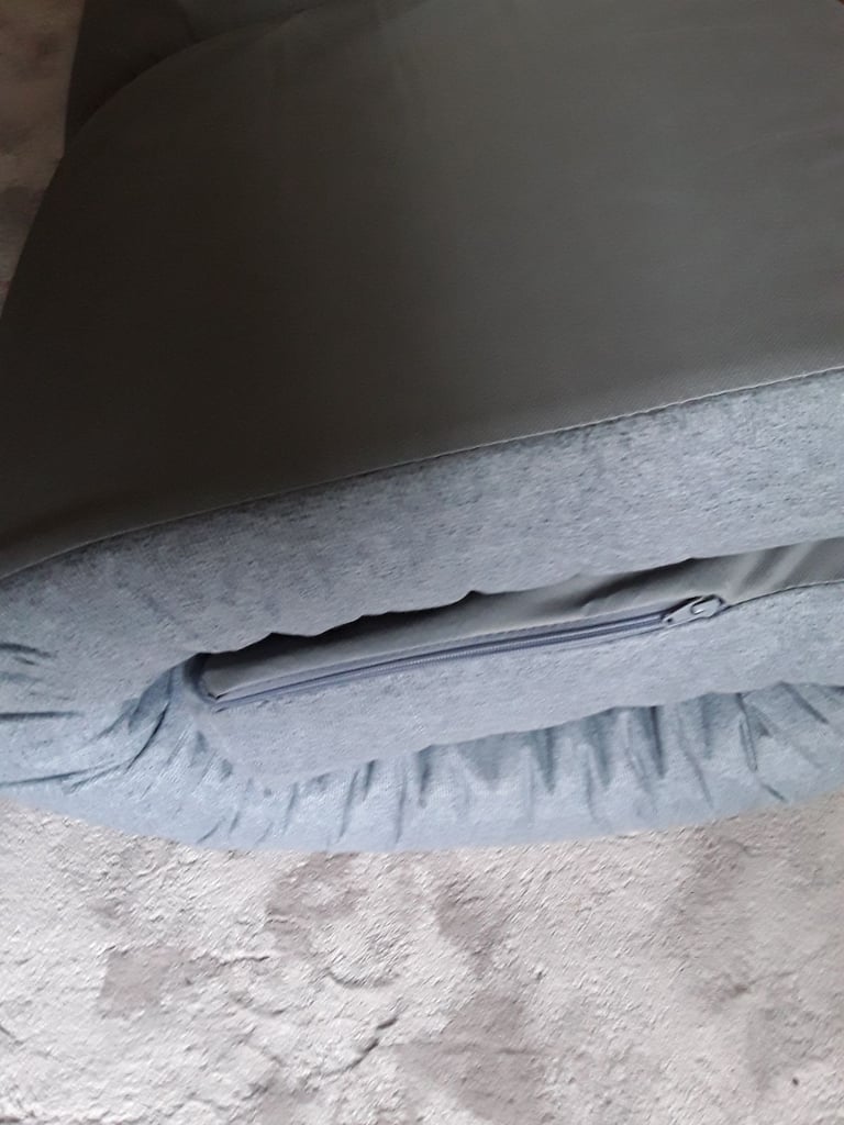 ÅGOTNES IKEA, Foam mattress, firm/light blue/grey.