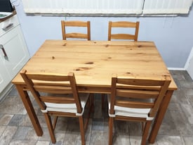 Ikea JokkMokk Kitchen Table and 4 Chairs