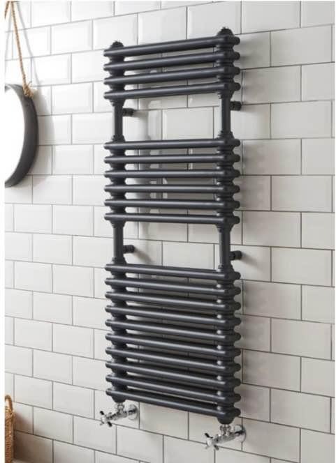 image for New Anthracite Kolumn Bathroom Radiator 1140 x 500mm RRP £469 Our price £280