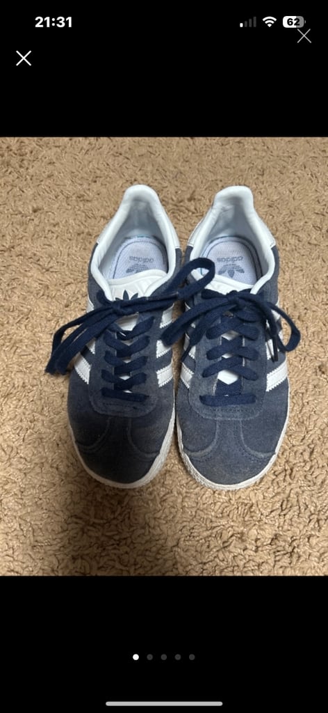 image for Adidas Gazelle Trainers - Kids Size