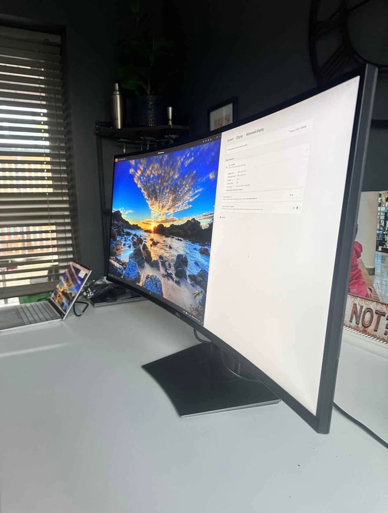 Dell U3818DW - 38" ultrawide monitor - 60Hz 4k (3840 x 1600). Used - excellent conditions