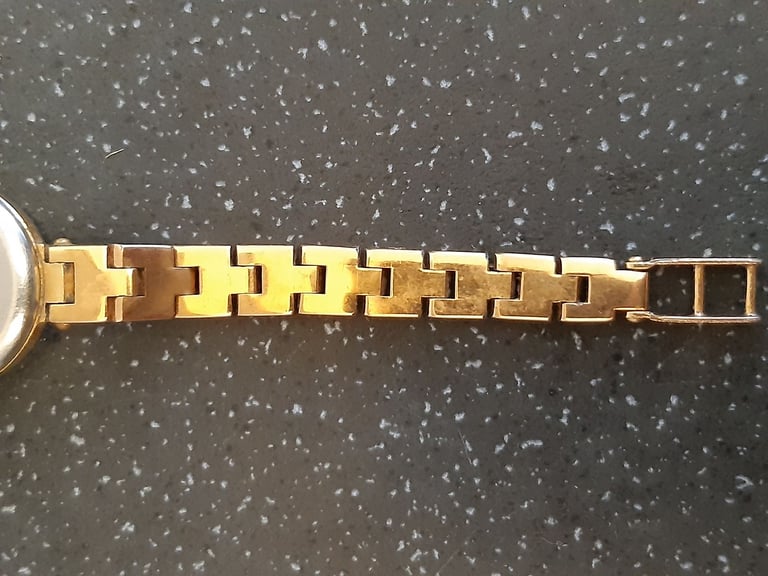 Gold plated watch vintage 