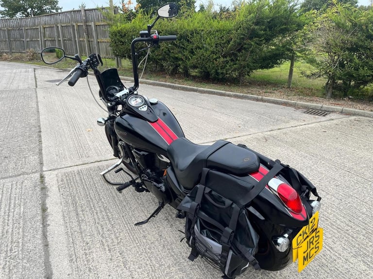 2012 12 KAWASAKI VN 900 CBF CUSTOM VN900 CU VANCE  HINES CRUISER TALL BARS