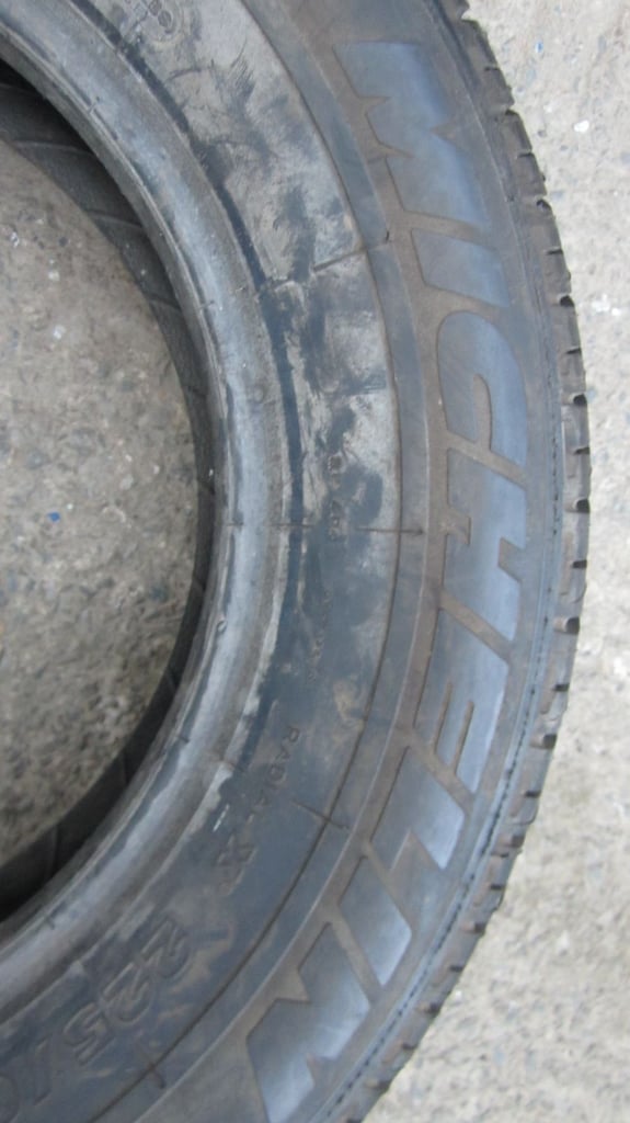 Various selection of car tyres