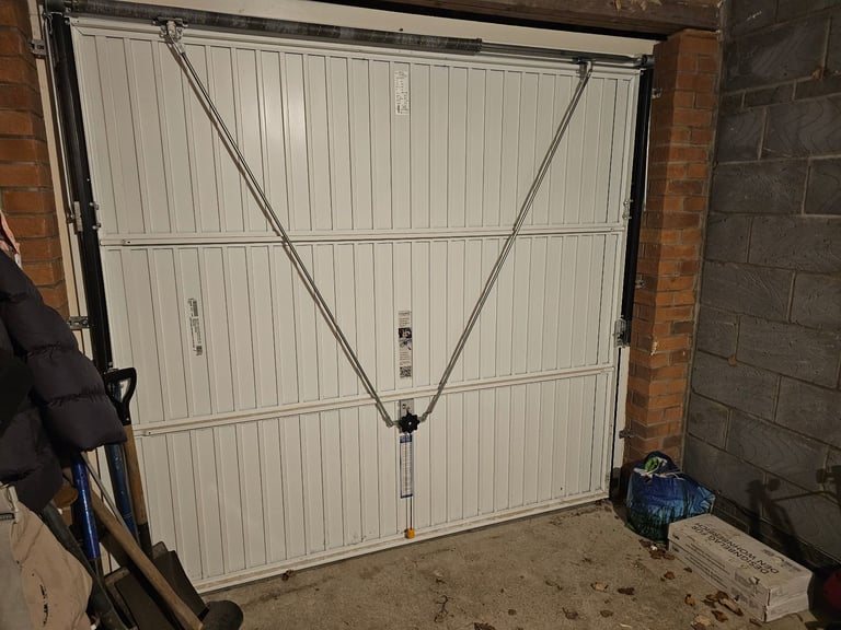 Garador Carlton 7'6" x 7'0" Up & Over Steel Garage Door – White