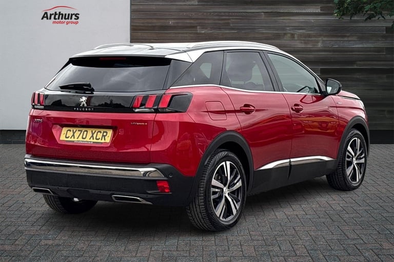 2020 Peugeot 3008 1.6 Hybrid4 300 GT Line 5dr e-EAT8 HATCHBACK PETROL/ELECTRIC Manual