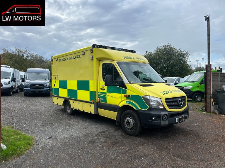 MERCEDES BENZ SPRINTER 519 CDI DIRECT EX AMBULANCE SERIVICS 2017 17 REG EURO 6