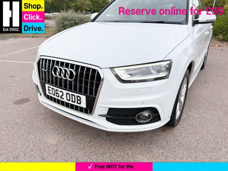 2012 Audi Q3 2.0 TFSI S line SUV 5dr Petrol Manual quattro Euro 5 (s/s) (170 ps) ESTATE Petrol Ma...