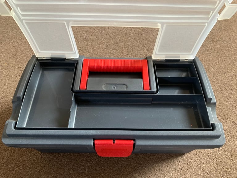 Small plastic toolbox