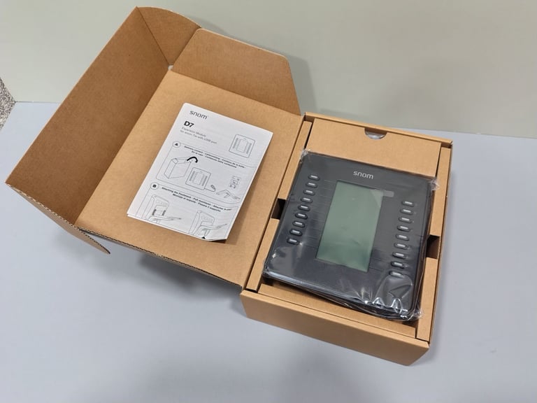 Snom VoIP SIP telephones - three types plus extension panel