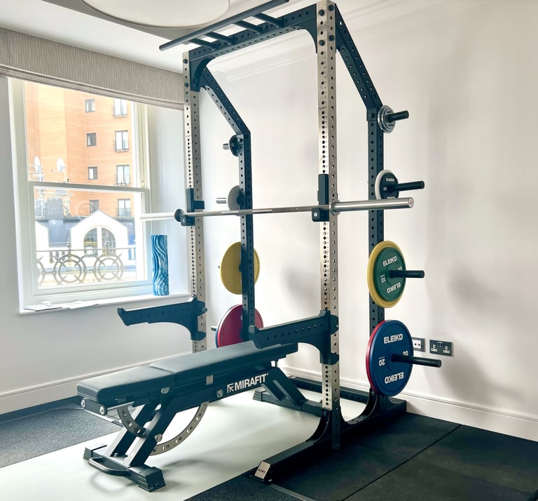 image for Eleiko Prestera Half Rack + Plates + Barbell