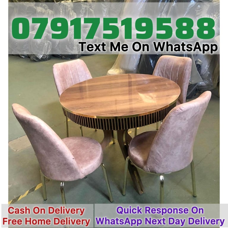 Dining table with chairs