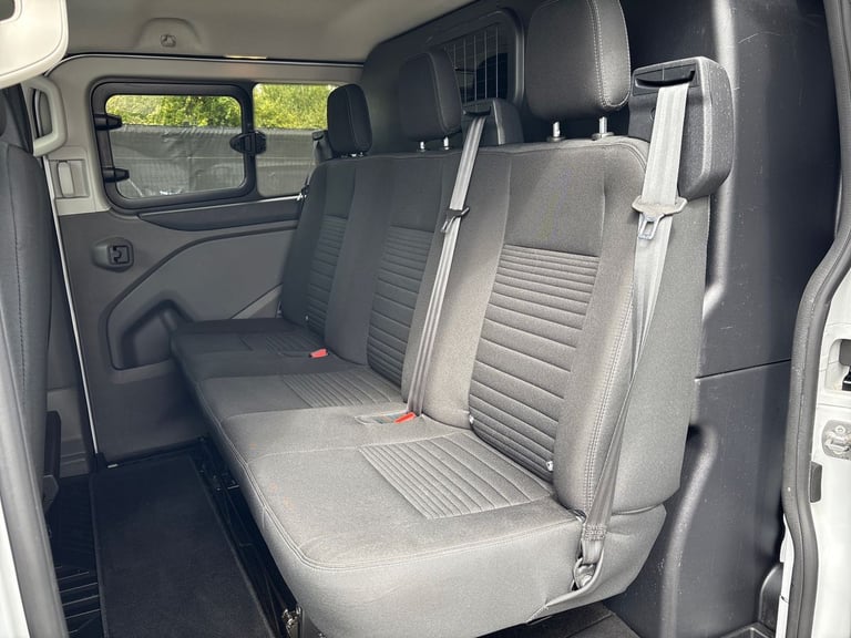 2022 Ford Transit Custom 2.0 EcoBlue 170ps Low Roof D/Cab Limited Van Auto Crew Bus Diesel Automatic