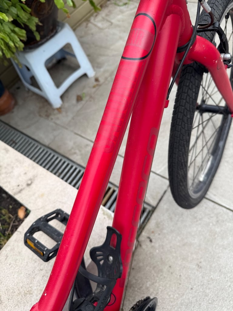 Carrera Saruna Junior Hybrid Bike - 24" Wheel Red frame for age 8-12 years