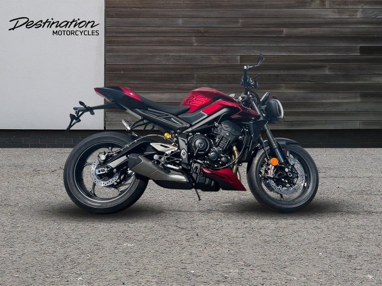 2025 Triumph Street Triple 765 RS PREMIUM COLOUR Petrol red 6 Speed