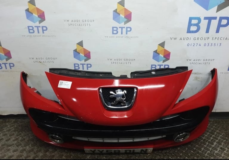 image for PEUGEOT 207 PFL 5dr Hatch 2006-2009 BUMPER (FRONT) ADEN RED KKN