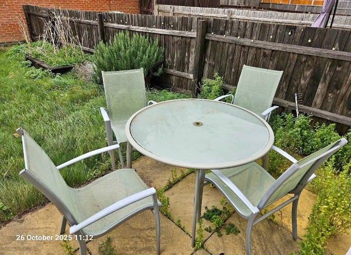 image for Garden table with chairs for 95