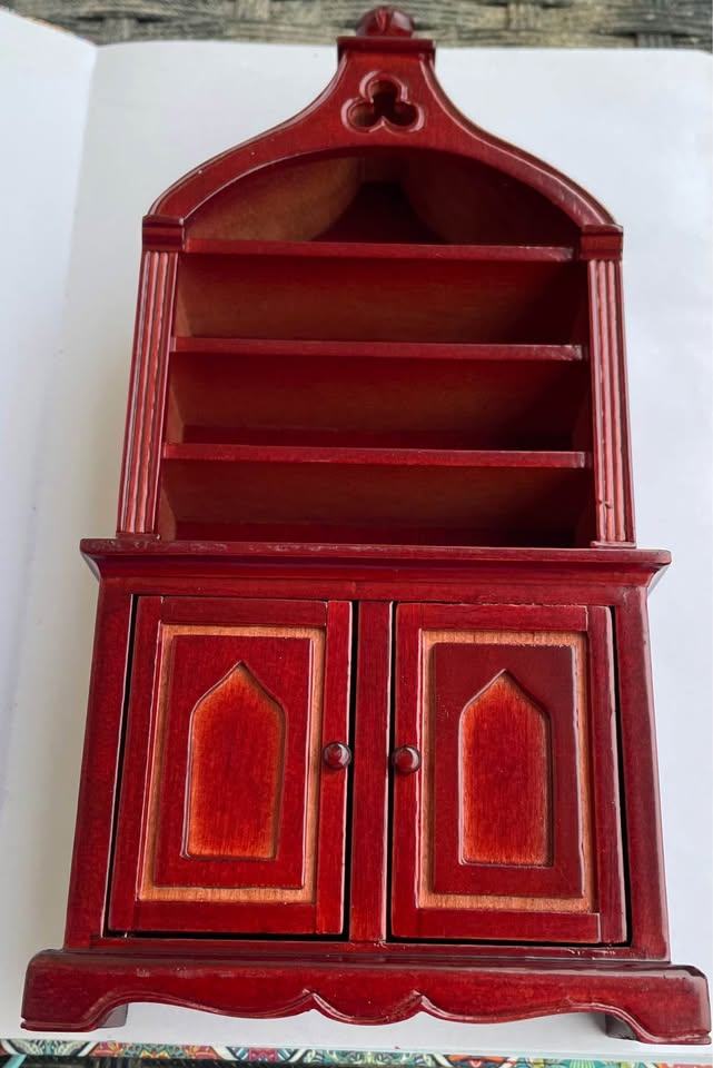 image for Mahogany-coloured Dollshouse Furniture