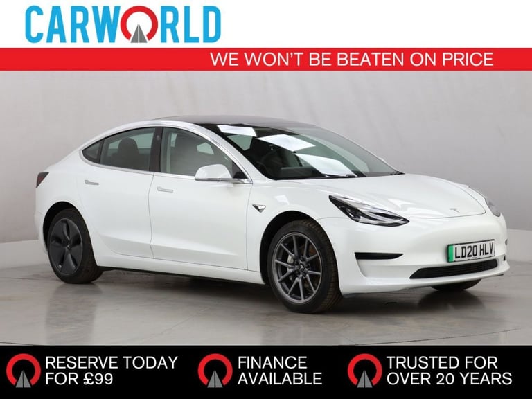 image for 2020 Tesla Model 3 Standard Plus 4dr Auto SALOON ELECTRIC Automatic