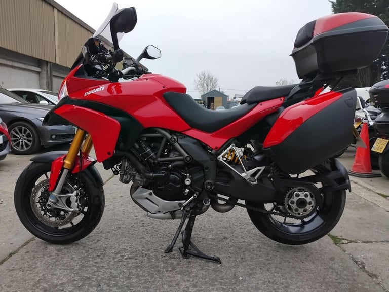 2011 11 DUCATI MULTISTRADA 1200 S TOURING TOURER LUGGAGE PANIERS ADVENTURE