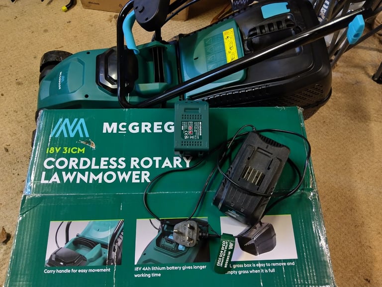 image for MC Gregor battery lawnmower 