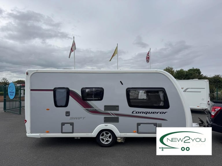 2013 Swift Conqueror 480 2 Berth Caravan - STOCK NO S083