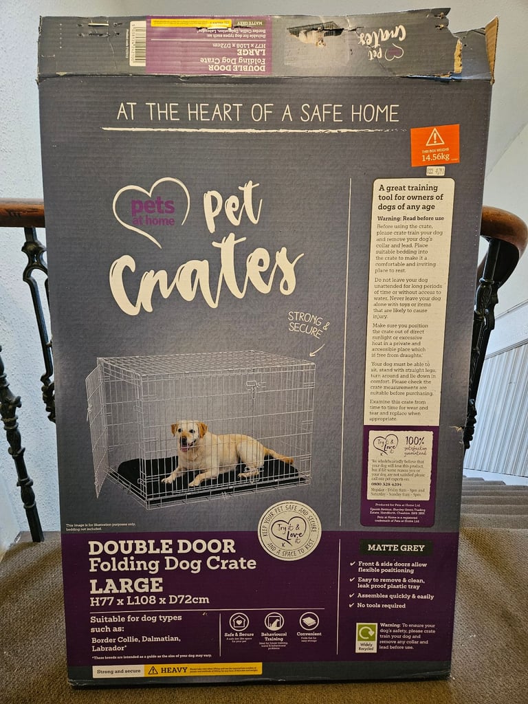 Pets at Home Dog Crate Large