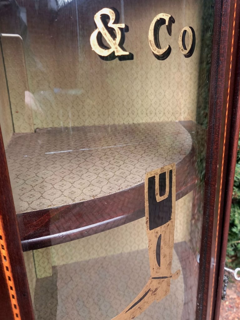 Edwardian Mahogany Corner Cabinet
