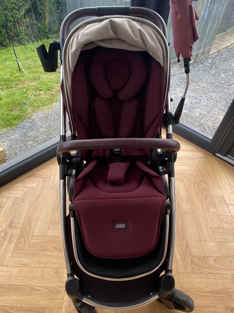 Mamas & Papps Mulberry Ocarro pram and carry tot bundle