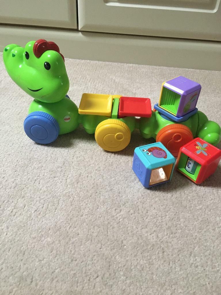 image for Fisher Price Crocodile with blocks