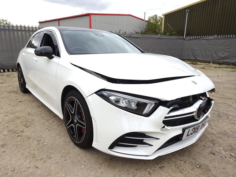 2019 19 REG MERCEDES BENZ A CLASS AMG A35 4MATIC AUTO DAMAGED SALVAGE