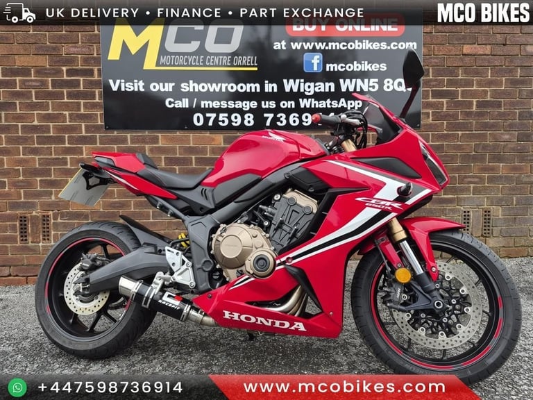 image for Honda CBR650 RA-K 19reg 16832miles FSH Racefit exhaust and seat cowl