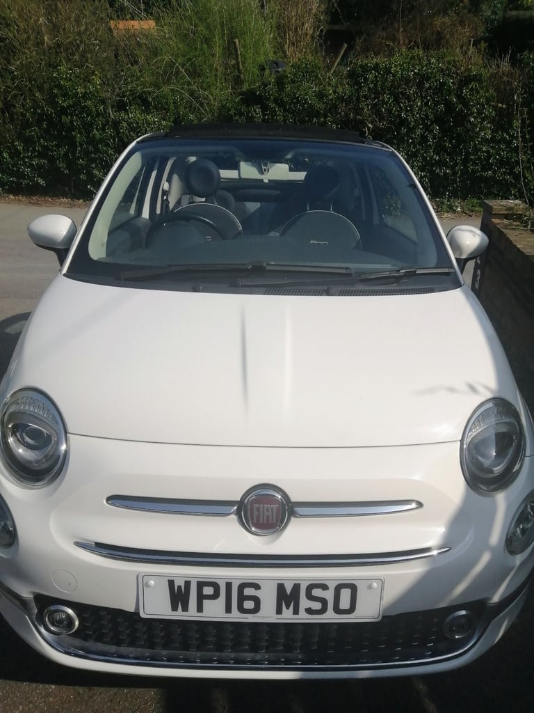 Fiat, 500, Convertible, 2016, Manual, 1242 (cc), 3 doors