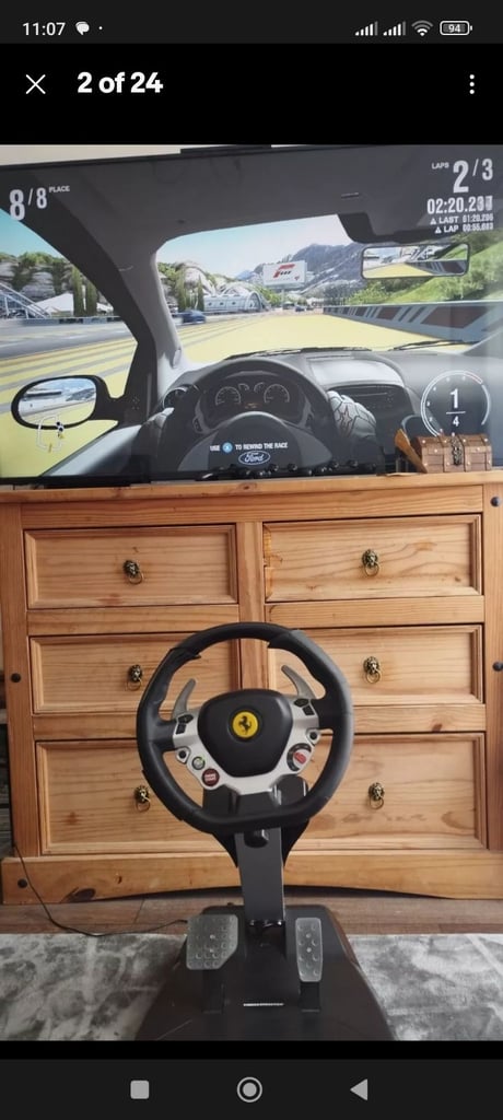 Thrustmaster Ferrari GT Cockpit 458 Italia Xbox 360 Racing Wheel
