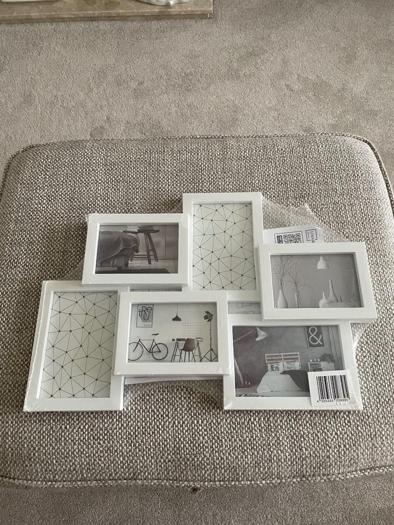image for White Multi Picture / Photo Frame - New